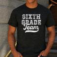 Kids Teacher Sixth Grade Retro Back To School Team 6th Grade Men's Casual T-Shirt Dark Grey Kids Teacher Sixth Grade Retro Back To School Team 6th Grade Men's Casual T-Shirt Dark Grey