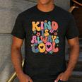 Kind Is Always Cool Groovy Teacher Be Kind Kindness Matters Men's Casual T-Shirt Dark Grey Kind Is Always Cool Groovy Teacher Be Kind Kindness Matters Men's Casual T-Shirt Dark Grey