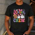 Kinder Boo Crew Kindergarten Teacher Student Halloween Men's Casual T-Shirt Dark Grey
