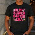 In My Kindergarten Era Girl Back To School Kinder Teacher Men's Casual T-Shirt Dark Grey In My Kindergarten Era Girl Back To School Kinder Teacher Men's Casual T-Shirt Dark Grey