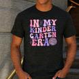 In My Kindergarten Era Teacher Kids Back To School Kinder Men's Casual T-Shirt Dark Grey