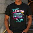 Kindergarten Is My Jam Cute Teacher Shirt 80's 90's Styl Men's Casual T-Shirt Dark Grey Kindergarten Is My Jam Cute Teacher Shirt 80's 90's Styl Men's Casual T-Shirt Dark Grey
