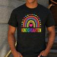 Kindergarten Rainbow Girls Boys Teacher Team Kinder Squad Men's Casual T-Shirt Dark Grey Kindergarten Rainbow Girls Boys Teacher Team Kinder Squad Men's Casual T-Shirt Dark Grey