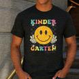Kindergarten Squad Smile Face Teachers Kids Back To School Men's Casual T-Shirt Dark Grey Kindergarten Squad Smile Face Teachers Kids Back To School Men's Casual T-Shirt Dark Grey