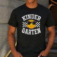 Kindergarten Teacher First Day Of Kinder Back To School Men's Casual T-Shirt Dark Grey Kindergarten Teacher First Day Of Kinder Back To School Men's Casual T-Shirt Dark Grey