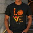 Leopard Pumpkin Love Teacher Life Thanksgiving Fall Women Men's Casual T-Shirt Dark Grey Leopard Pumpkin Love Teacher Life Thanksgiving Fall Women Men's Casual T-Shirt Dark Grey