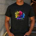 Let The Games Begin Field Day Fun Day Teachers Boys Girls Men's Casual T-Shirt Dark Grey Let The Games Begin Field Day Fun Day Teachers Boys Girls Men's Casual T-Shirt Dark Grey