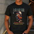 Let's Eat Kids Grammar Werewolf Halloween Teacher Men's Casual T-Shirt Dark Grey Let's Eat Kids Grammar Werewolf Halloween Teacher Men's Casual T-Shirt Dark Grey