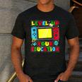 Level Up Your Education Gaming Inspired Teacher Gamers Men's Casual T-Shirt Dark Grey Level Up Your Education Gaming Inspired Teacher Gamers Men's Casual T-Shirt Dark Grey