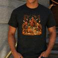 Librarian Turkey Reading Book Fall Thanksgiving Teacher Book Men's Casual T-Shirt Dark Grey Librarian Turkey Reading Book Fall Thanksgiving Teacher Book Men's Casual T-Shirt Dark Grey