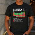 Can I Lick It Periodic Table Science Teacher Boy And Girls Men's Casual T-Shirt Dark Grey