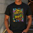 Can I Lick It Periodic Table Science Teacher Men Women Men's Casual T-Shirt Dark Grey