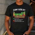 Can I Lick It Periodic Table Shirt Science Chemistry Teacher Men's Casual T-Shirt Dark Grey Can I Lick It Periodic Table Shirt Science Chemistry Teacher Men's Casual T-Shirt Dark Grey