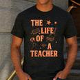 The Life Of A Teacher Back To School Women Men Men's Casual T-Shirt Dark Grey The Life Of A Teacher Back To School Women Men Men's Casual T-Shirt Dark Grey