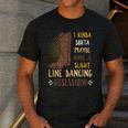 Line Dancing Choreographed Group Dancer Dance Teacher Men's Casual T-Shirt Dark Grey Line Dancing Choreographed Group Dancer Dance Teacher Men's Casual T-Shirt Dark Grey