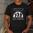 Line Dancing Choreographer Dance Teacher Group Performer Men Women Girls Kids Men's Casual T-Shirt Dark Grey Line Dancing Choreographer Dance Teacher Group Performer Men Women Girls Kids Men's Casual T-Shirt Dark Grey