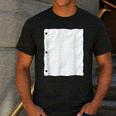 Lined Paper Notebook Halloween Costume For Students Teachers For Men Women Kids Men's Casual T-Shirt Dark Grey