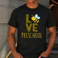 Love Preschool Back To School Yellow Bee Preschool Teacher For Men Women Girls Kids Men's Casual T-Shirt Dark Grey Love Preschool Back To School Yellow Bee Preschool Teacher For Men Women Girls Kids Men's Casual T-Shirt Dark Grey