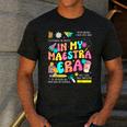 In My Maestra Era Spanish Bilingual Teacher Back To School Men's Casual T-Shirt Dark Grey In My Maestra Era Spanish Bilingual Teacher Back To School Men's Casual T-Shirt Dark Grey