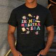 In My Maestra Era Spanish Bilingual Teacher First Day Men's Casual T-Shirt Dark Grey
