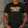 Mahjong Coach Coaching Trainer Teacher Men's Casual T-Shirt Dark Grey Mahjong Coach Coaching Trainer Teacher Men's Casual T-Shirt Dark Grey