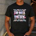 The Math Aint Mathin Meme Show Your Work Floral Math Teacher Men's Casual T-Shirt Dark Grey