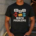 Math Problems Symbols Teacher Back To School Girl Boy Men's Casual T-Shirt Dark Grey Math Problems Symbols Teacher Back To School Girl Boy Men's Casual T-Shirt Dark Grey