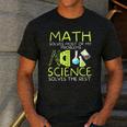 Math Solves Most Of My Problems Science Math Science Teacher Men's Casual T-Shirt Dark Grey Math Solves Most Of My Problems Science Math Science Teacher Men's Casual T-Shirt Dark Grey