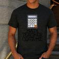 Math Teacher Costume Tshirt Halloween High School Calculator Men's Casual T-Shirt Dark Grey