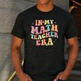 In My Math Teacher Era Retro Back To School Groovy Teacher Men Women Men's Casual T-Shirt Dark Grey In My Math Teacher Era Retro Back To School Groovy Teacher Men Women Men's Casual T-Shirt Dark Grey