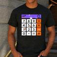 Math Teacher Halloween Costume Calculator Math Pun Men's Casual T-Shirt Dark Grey
