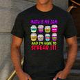 Math Teacher My Jam Here To Spread Mathematics Humor Men's Casual T-Shirt Dark Grey