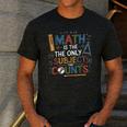 Math Teacher Mathematician Subject Mathematics Joke Men's Casual T-Shirt Dark Grey