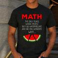 Math Watermelon Calculation Joke Teacher Student Men's Casual T-Shirt Dark Grey