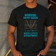 Mathletics Working On My Quads Algebra Math Teacher Men's Casual T-Shirt Dark Grey Mathletics Working On My Quads Algebra Math Teacher Men's Casual T-Shirt Dark Grey