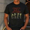 Montessori Creepin' It Real HALLOWEEN School Teacher Shirt Men's Casual T-Shirt Dark Grey