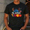 Ms Johnson Personalized Name Back To School Teacher For Men Women Kids Men's Casual T-Shirt Dark Grey
