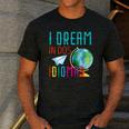 Multilingual Teacher In Dos Idiomas Linguist Language Men's Casual T-Shirt Dark Grey