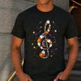 Music Note Symbol Halloween For Music Teacher Musicians Men's Casual T-Shirt Dark Grey Music Note Symbol Halloween For Music Teacher Musicians Men's Casual T-Shirt Dark Grey