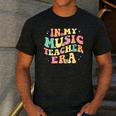 In My Music Teacher Era Retro Back To School Musician Band Men Women Men's Casual T-Shirt Dark Grey In My Music Teacher Era Retro Back To School Musician Band Men Women Men's Casual T-Shirt Dark Grey