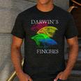 Nerdy Darwin's Finches Evolution Science Biology Teacher Men's Casual T-Shirt Dark Grey Nerdy Darwin's Finches Evolution Science Biology Teacher Men's Casual T-Shirt Dark Grey