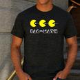 Nerdy Pac-Math Nom Retro Game Precalculus Math Teacher Men's Casual T-Shirt Dark Grey Nerdy Pac-Math Nom Retro Game Precalculus Math Teacher Men's Casual T-Shirt Dark Grey