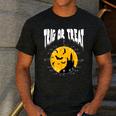 Nerdy Trig Or Treat Halloween Costume Math Teacher Men's Casual T-Shirt Dark Grey