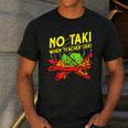 No Taki When Teacher Taki Education Classroom Teacher For Men Women Girls Kids Men's Casual T-Shirt Dark Grey