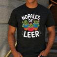 Nopales De Leer Bilingual Teacher Maestra Spanish Teacher Men's Casual T-Shirt Dark Grey Nopales De Leer Bilingual Teacher Maestra Spanish Teacher Men's Casual T-Shirt Dark Grey