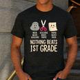 Nothing Beats 1st Grade Back To School Kids Teachers Men's Casual T-Shirt Dark Grey Nothing Beats 1st Grade Back To School Kids Teachers Men's Casual T-Shirt Dark Grey
