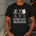 Nothing Beats Kindergarten Back To School Kid Teacher Men's Casual T-Shirt Dark Grey