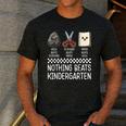 Nothing Beats Kindergarten Back To School Kids Teacher Men's Casual T-Shirt Dark Grey