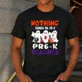 Nothing Scares Me I'm A Pre-K Teacher Halloween Ghosts Men's Casual T-Shirt Dark Grey Nothing Scares Me I'm A Pre-K Teacher Halloween Ghosts Men's Casual T-Shirt Dark Grey