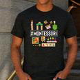 Novelty Montessori Studying Learning Schooling Teacher Love For Men Women Men's Casual T-Shirt Dark Grey